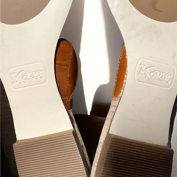 🌻NEW Korks by Kork-Ease Blush Slingback Flats in Black Size 6 - Picture 11 of 11